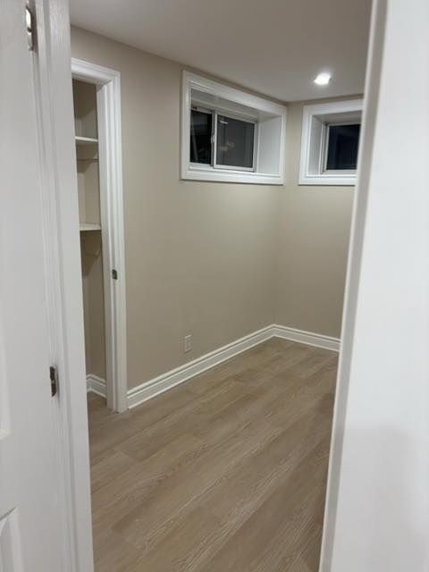 Basement bedroom